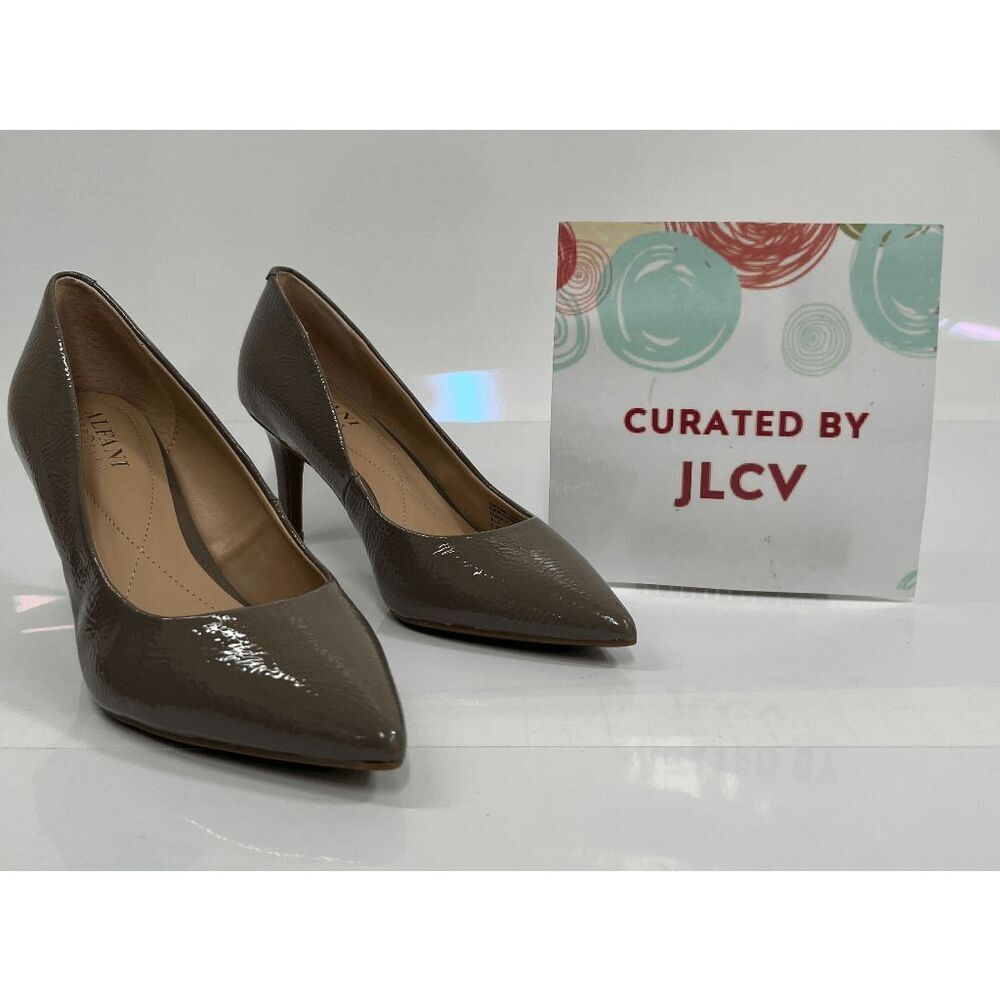 Alfani Women's Step 'N Flex Jeules Pumps - Taupe Patent 5.5M